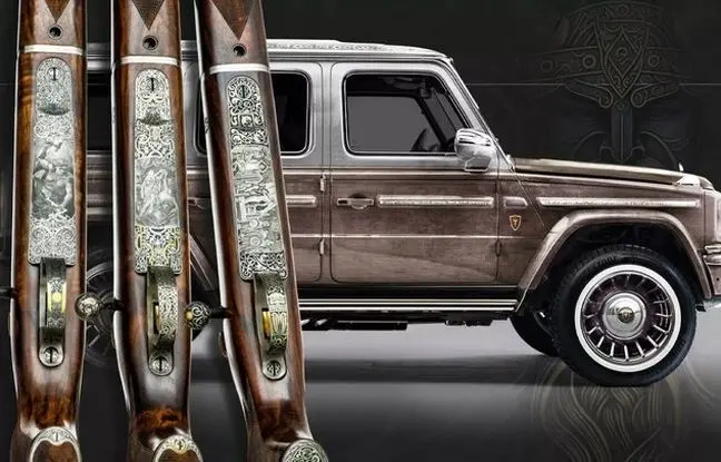 این مرسدس بنز محبوب با چهار تفنگ به فروش می‌رسد 