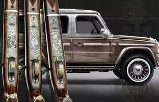 این مرسدس بنز محبوب با چهار تفنگ به فروش می‌رسد 