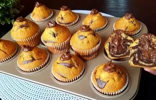 طرز تهیه کیک مافین نرم و شکلاتی به روش آشپز ایتالیایی + ویدئو