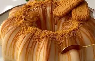 دسر کرم لوتوس؛ دسر لطیف و خوشمزه برای شب یلدا