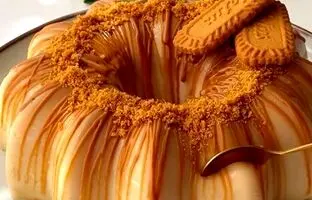 دسر کرم لوتوس؛ دسر لطیف و خوشمزه برای شب یلدا
