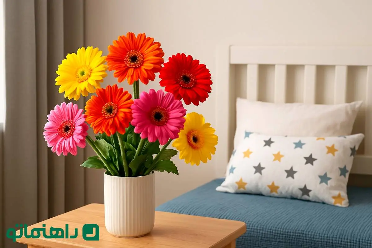 گل‌های بهاری ۱۴۰۴: ژربرا، خنده‌های رنگی را در دنیای کودکانه می‌کارد