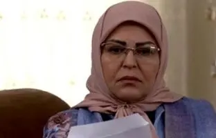 «خانم‌بزرگ» (سریال ستایش 3) در کنار دخترش «مروارید»؛ سال 1400