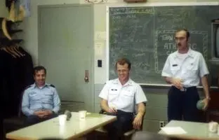 «سرلشکر فکوری» در دوره تخصصی خلبانی در آمریکا؛ دهه 50