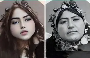 زنان قاجار اگر فیلتر زیبایی امروز را داشتند + تصاویر
