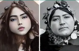 زنان قاجار اگر فیلتر زیبایی امروز را داشتند + تصاویر