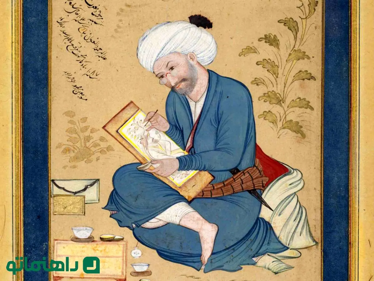 زیباترین نقاشی‌های ایرانی؛ انقلاب درونی عشق در معروف‌ترین نقاشی رضا عباسی 