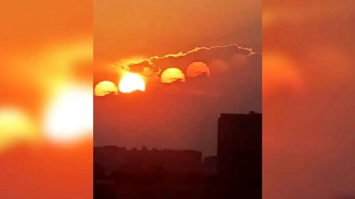 (ویدیو) ماجرای مشاهده عجیب ۷ خورشید در آسمان چیست؟