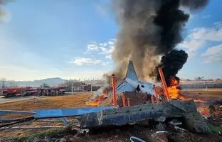 حادثه مرگبار برای یک هواپیمای دیگر در کره‌جنوبی
