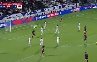  خلاصه بازی قطر ۱ - ایران ۰ ؛عجب اخراج بدموقعی! + ویدئو
