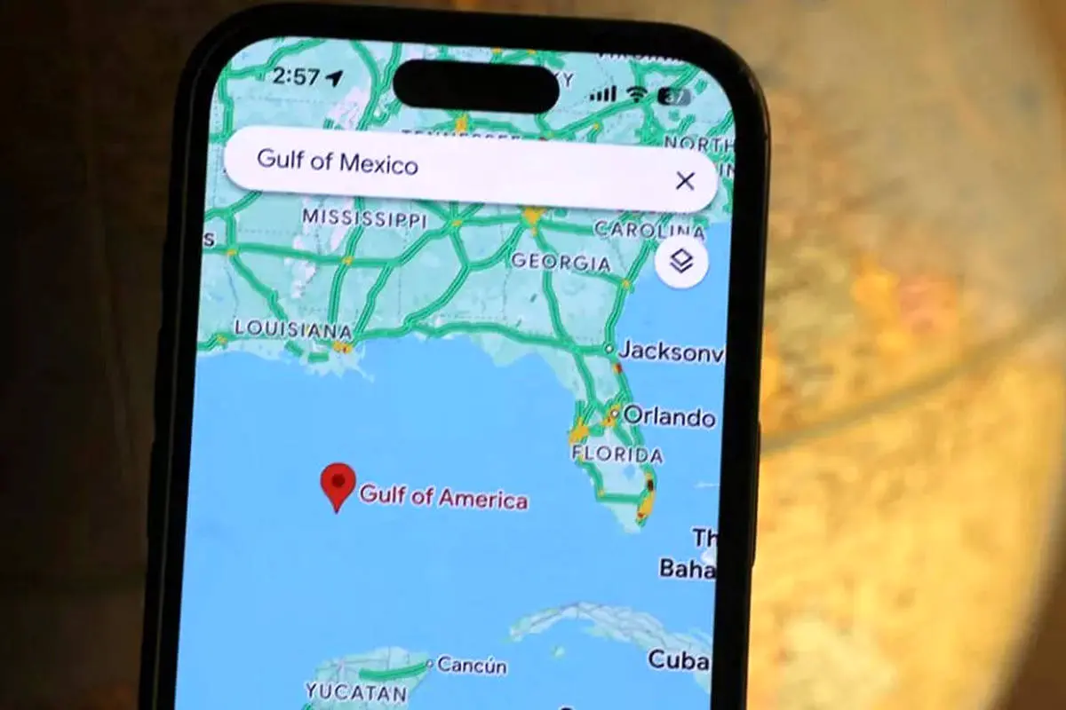 گوگل مپس نام «خلیج مکزیک» را به «خلیج آمریکا» تغییر داد