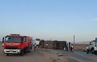 جزئیات واژگونی اتوبوس گرگان ـ کردکوی با ۱۷ مسافر + ویدئو
