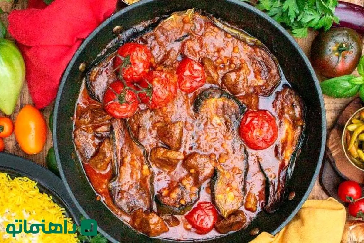 طرز تهیه خورشت بادمجان با تمام رازهای آن / ترفند انتخاب بادمجان شیرین + کالری و ارزش غذایی خورشت بادمجان