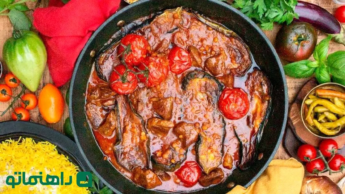 طرز تهیه خورشت بادمجان با تمام رازهای آن / ترفند انتخاب بادمجان شیرین + کالری و ارزش غذایی خورشت بادمجان