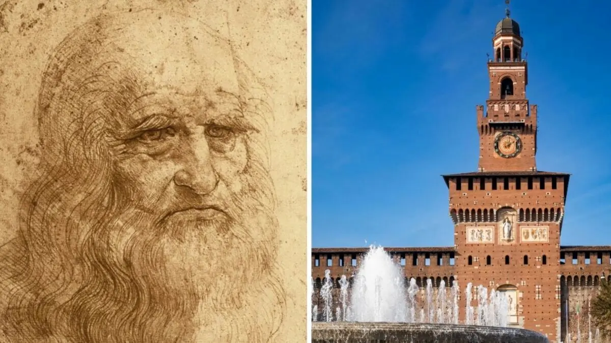 تونل‌های مرموزی که «داوینچی» سال ۱۴۹۵ طرح شان را کشید، کشف شدند!