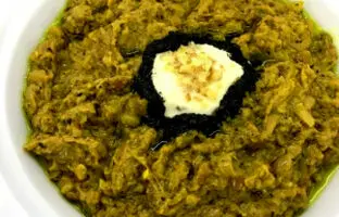 طرز تهیه کشک بادمجان رژیمی با هواپز + راز خشک نشدن