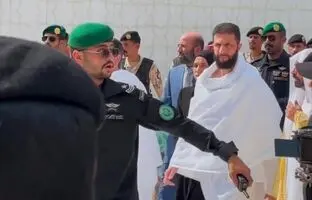 همسر جولانی برای نخستین بار در کنار او دیده شد + ویدئو