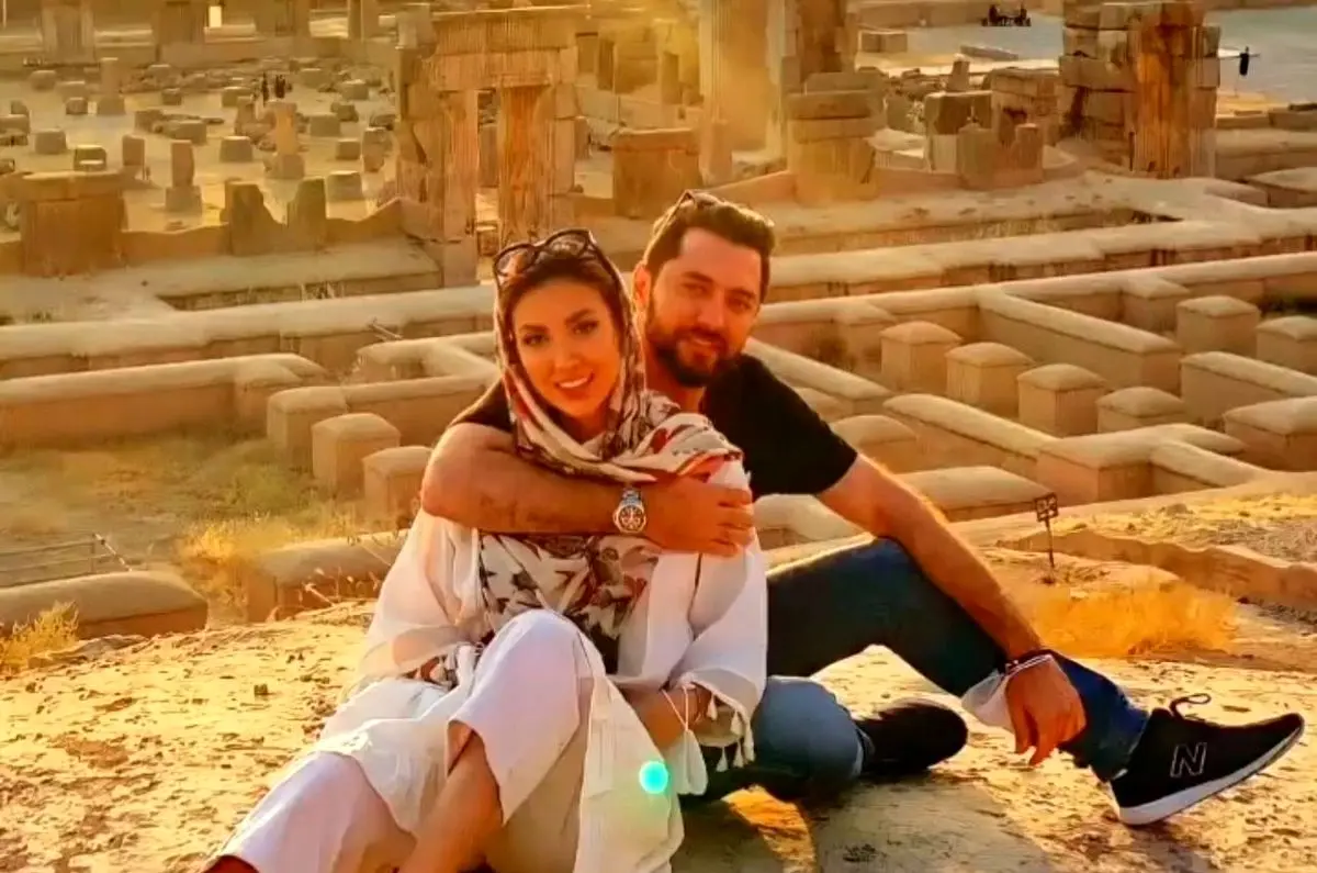 سلفی زیبای همسر بهرام رادان و فرزندش