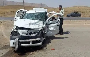  برخورد وحشتناک اتوبوس با ۱۶ خودرو در کرج