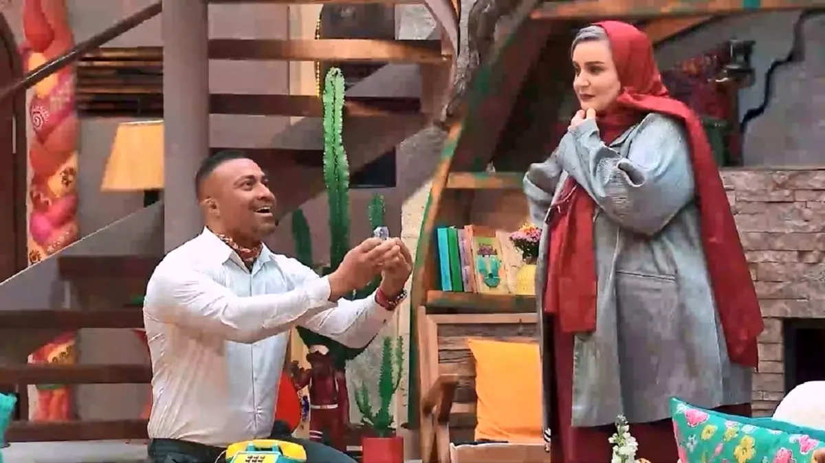  سورپرایز ویژه خواستگار نعیمه نظام‌دوست وسط جوکر! + ویدئو