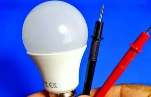روشی ساده برای تعمیر لامپ LED + ویدئو