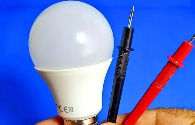 روشی ساده برای تعمیر لامپ LED + ویدئو