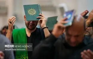 عزاداری مردم دهلران در شب شهادت حضرت علی(ع)