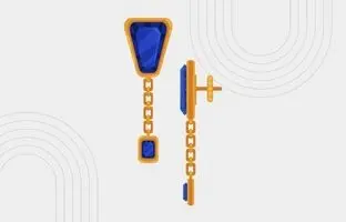 راهنمای جامع انتخاب گوشواره طلا: بررسی گوشواره‌های بخیه‌ای و حلقه