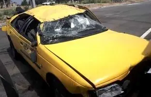 برخود مرگبار کامیون با تاکسی؛ ۲ دانش آموز فوت کردند