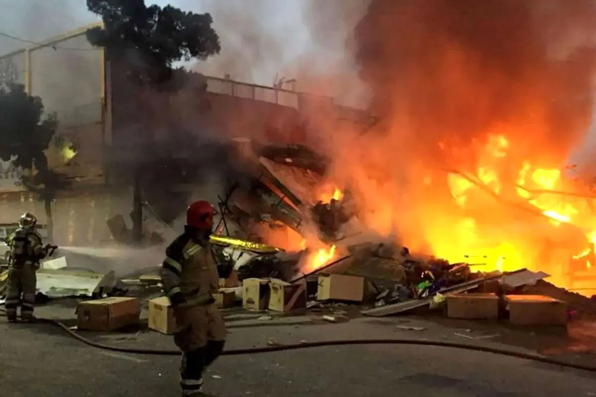  انفجار هولناک ساختمان وکلا؛ ۲ نفر دچار سوختگی شدید شدند 