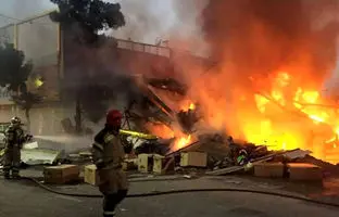  انفجار هولناک ساختمان وکلا؛ ۲ نفر دچار سوختگی شدید شدند 