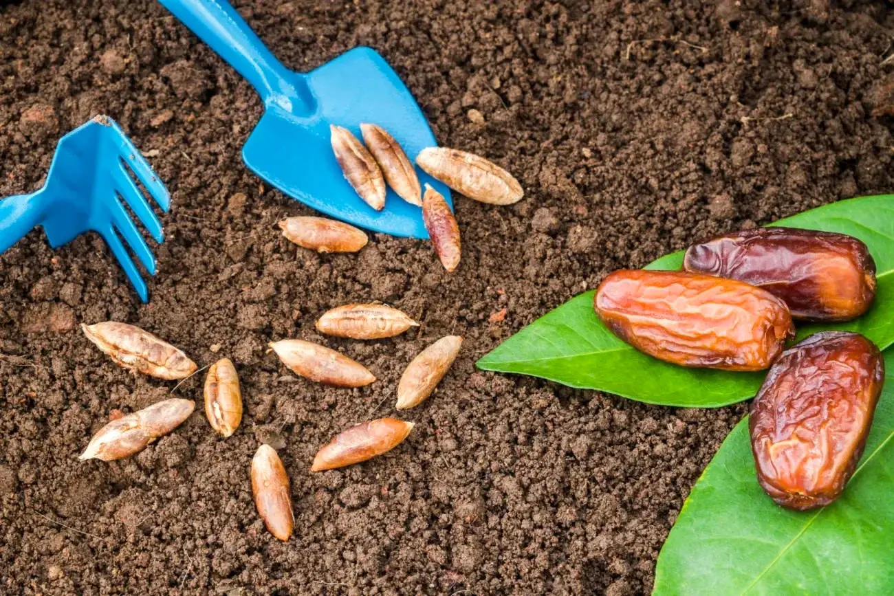 نحوه کاشت درخت خرما در گلدان + ویدئو