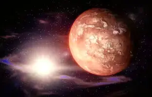 حمام کردن بیگانگان بر روی مریخ!