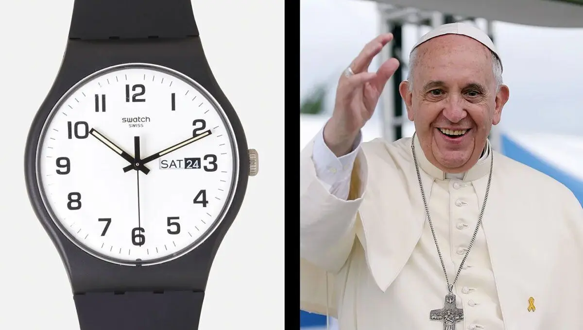 ساعت پاپ فرانسیس رکورد گران‌ترین سواچ جهان را شکست! 