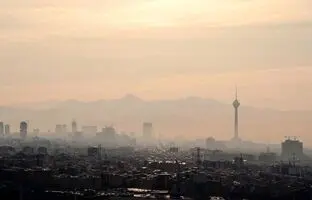 شاخص آلودگی هوای تهران؛ ۹ دی
