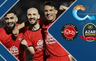 خلاصه بازی شمس آذر 0 - تراکتور 4 + ویدئو