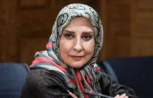  مرجانه گلچین در پشت صحنه سریال بامداد خمار 