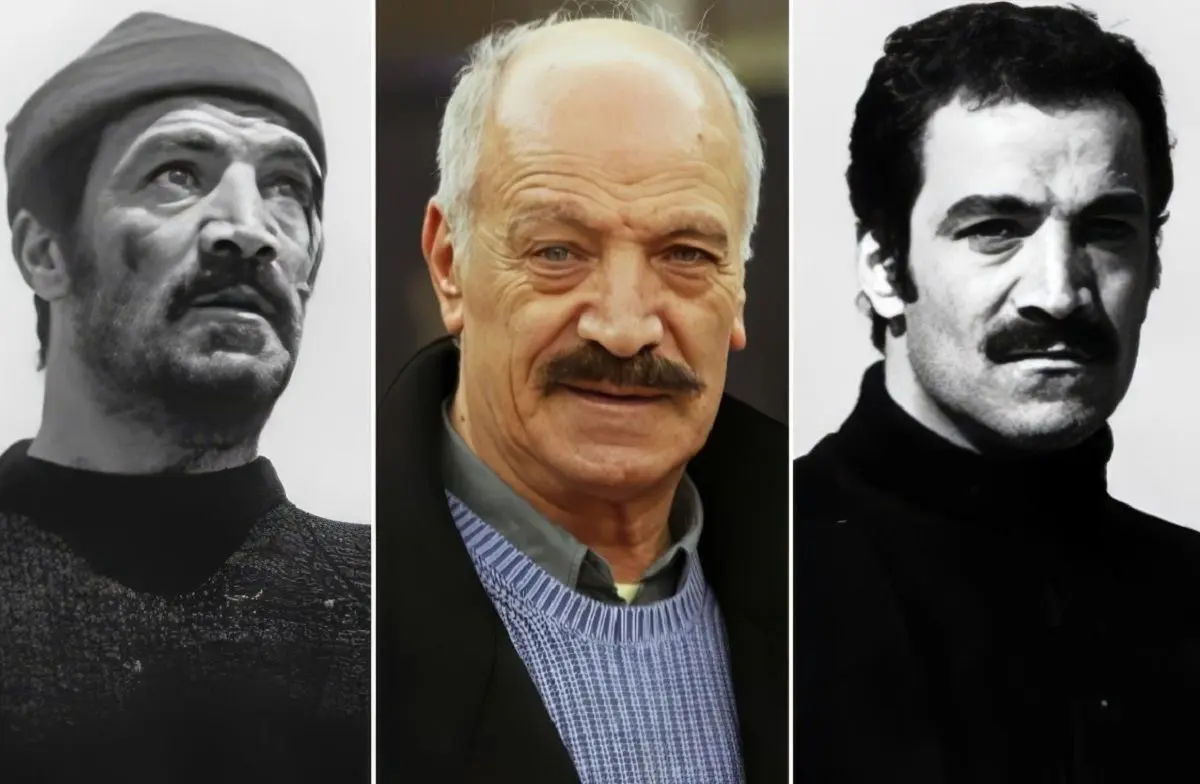 «پرویز صیاد و سعید راد» در نمایی از فیلم مسلخ؛ سال 1353 + عکس