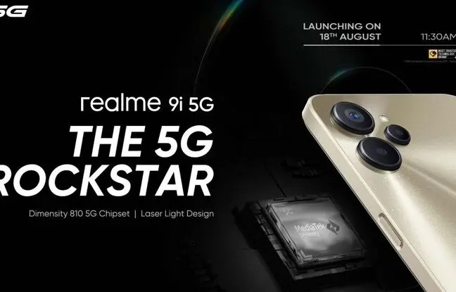 گوشی ریلمی 9i 5G به زودی عرضه می شود