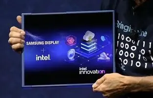 اولین نمایشگر رول شونده 17 اینچی برای رایانه های شخصی توسط سامسونگ عرضه شد