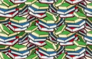تست هوش IQ؛ فقط چشم شاهین می تواند مداد را در بین کتابها ببیند!
