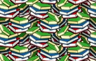 تست هوش IQ؛ فقط چشم شاهین می تواند مداد را در بین کتابها ببیند!