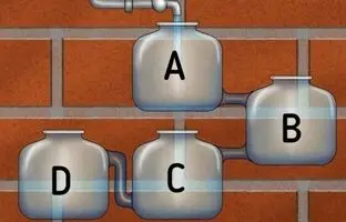 تست هوش ریاضی؛ کدام ظرف زودتر از بقیه پر می شود؟