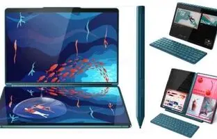 لپ تاپ تمام لمسی لنوو YogaBook 9i 13 معرفی شد