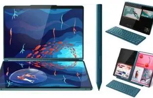 لپ تاپ تمام لمسی لنوو YogaBook 9i 13 معرفی شد