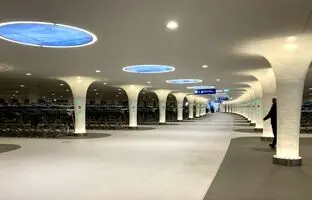 (تصاویر) افتتاح خیره کننده ترین پارکینگ مخصوص دوچرخه‌ها در زیر آب