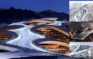 (تصاویر) طراحی شگفت انگیز پیست اسکی نئوم عربستان