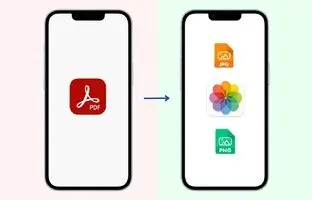چطور فایل PDF را در گوشی به JPG تبدیل کنیم؟