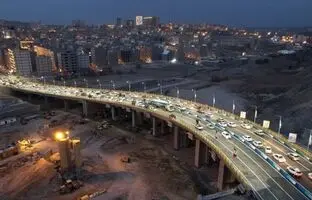 بزرگ‌ترین پل بتنی تبریز با 2200 میلیارد ریال افتتاح شد