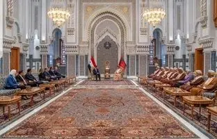 تصویری زیبا از کاخ پادشاه عمان با تزئینات ایرانی